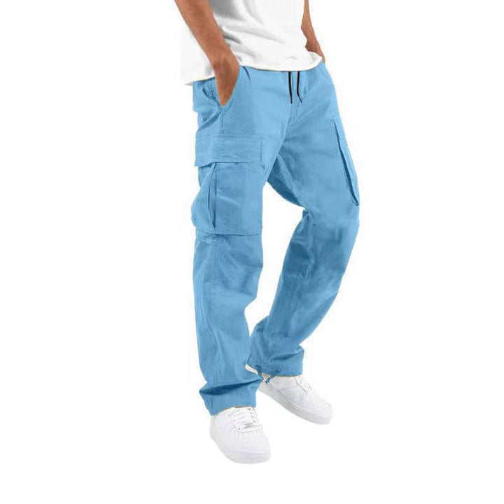 Drune | Bequeme Herren Arbeitsbekleidungs Hose Mit Verstellbarem Bund Und Vielen Taschen