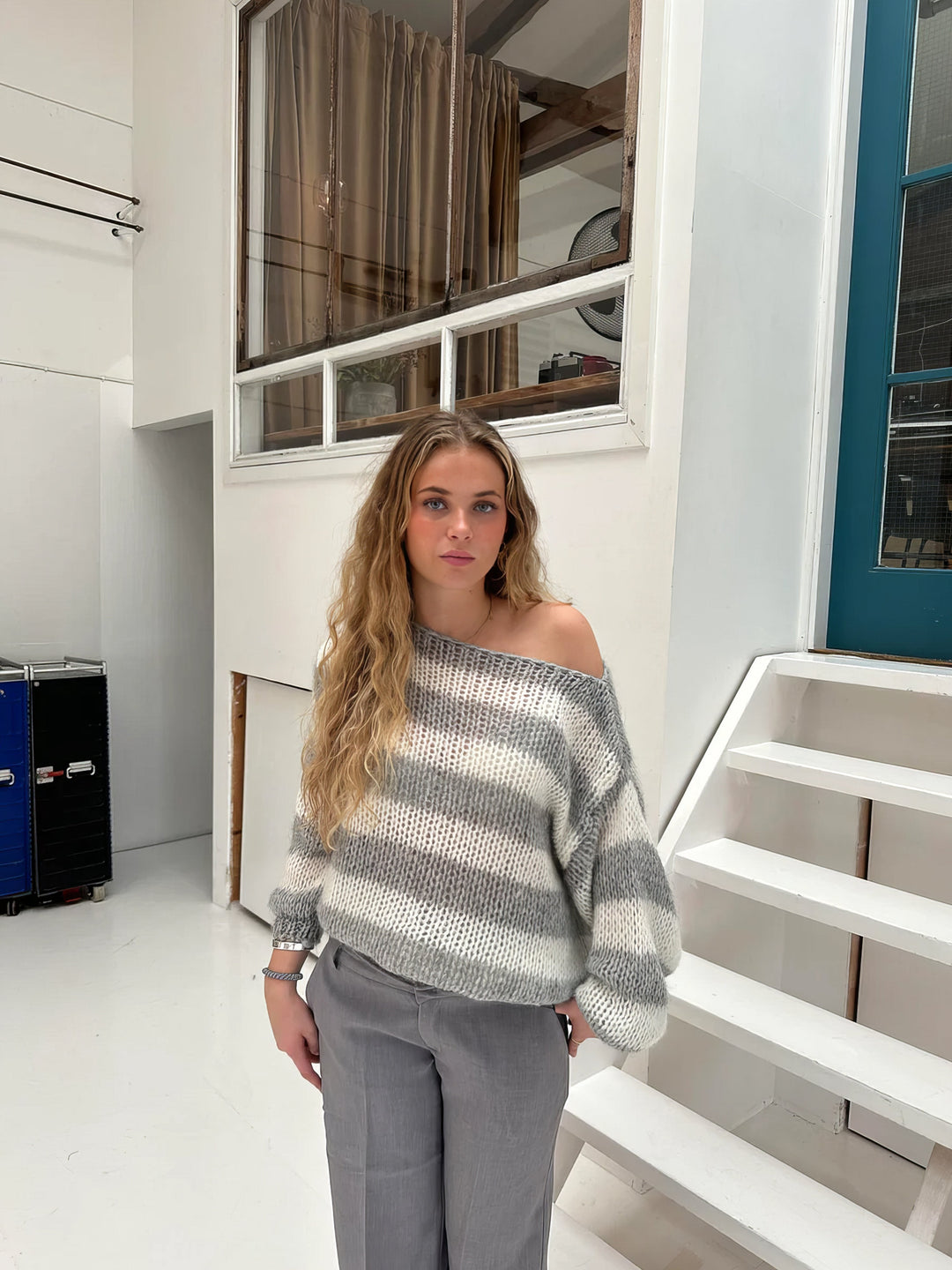 Drune | Gestreifter Pullover