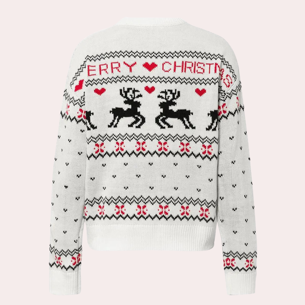 Drune | Stylischer Weihnachtspulli für Damen