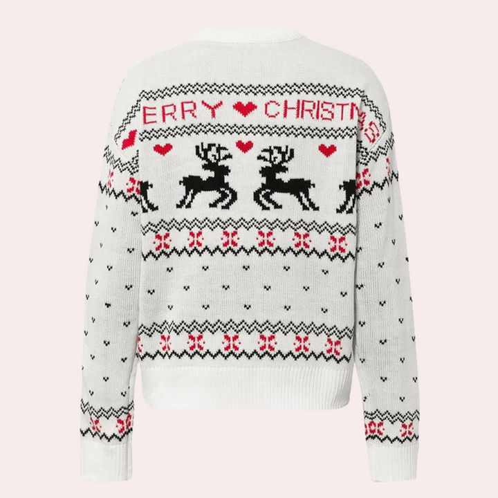Drune | Stylischer Weihnachtspulli für Damen