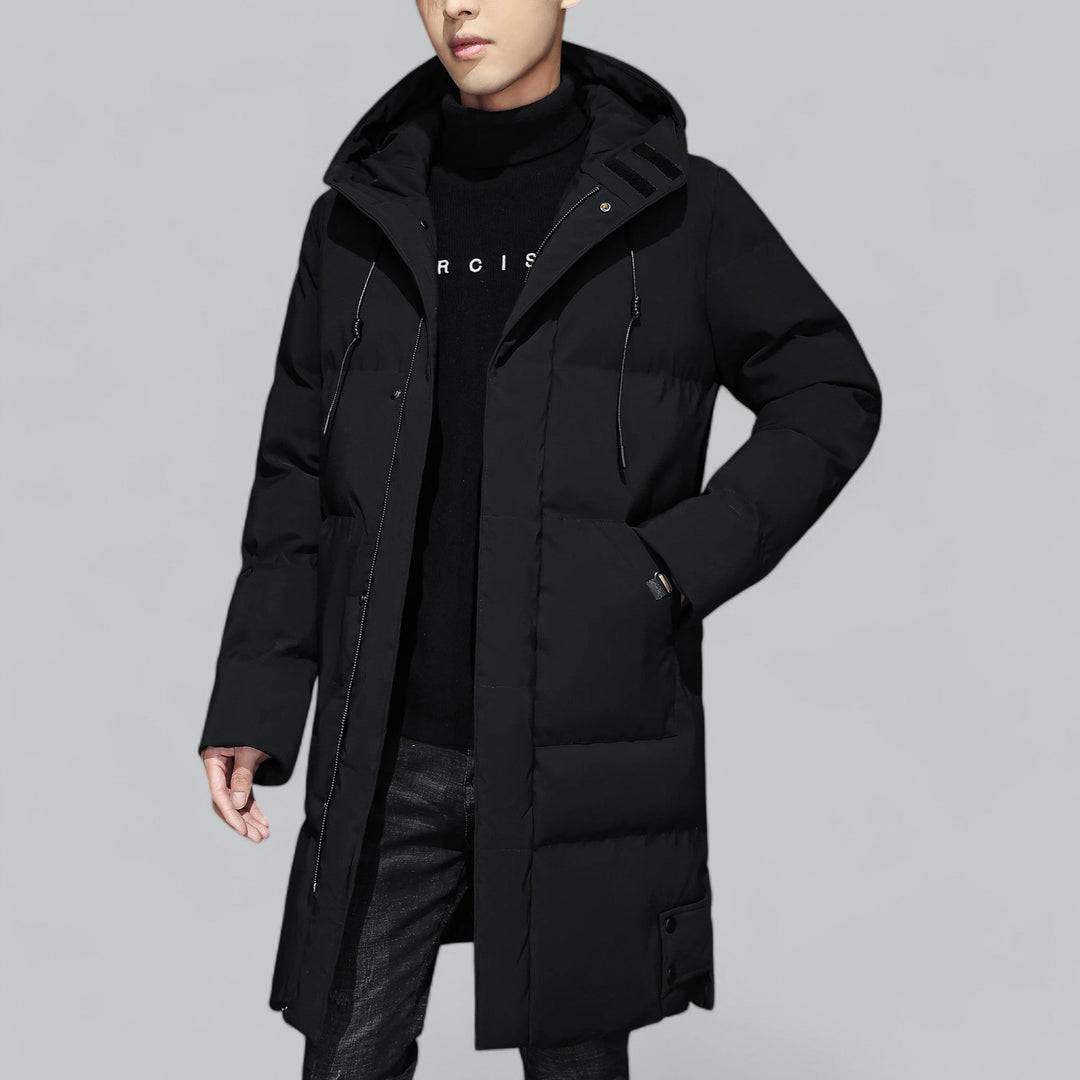 Drune | Stilvolle Lange Pufferjacke