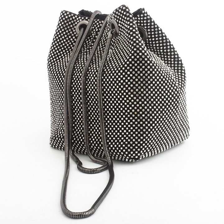 Drune | Schultertasche - Schwarz, Silber Gold - Luxus und Vielseitige Ausstrahlung