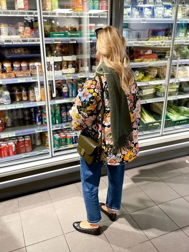 Drune | Jacke mit Blumendruck
