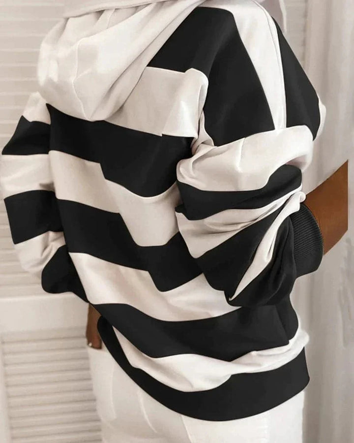 Drune | Hoodie - Strickdetails - Lockere Passform - Weiche Materialien