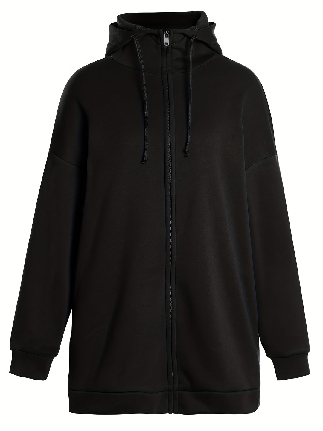 Drune | Comfort - Extrem bequemer langer Zip-Up-Plüsch-Hoodie mit Kapuze für Damen