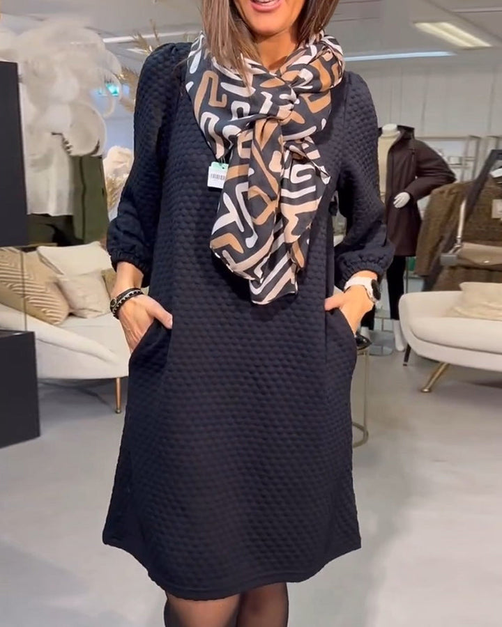 Drune | Klassisches Einfarbiges Kleid