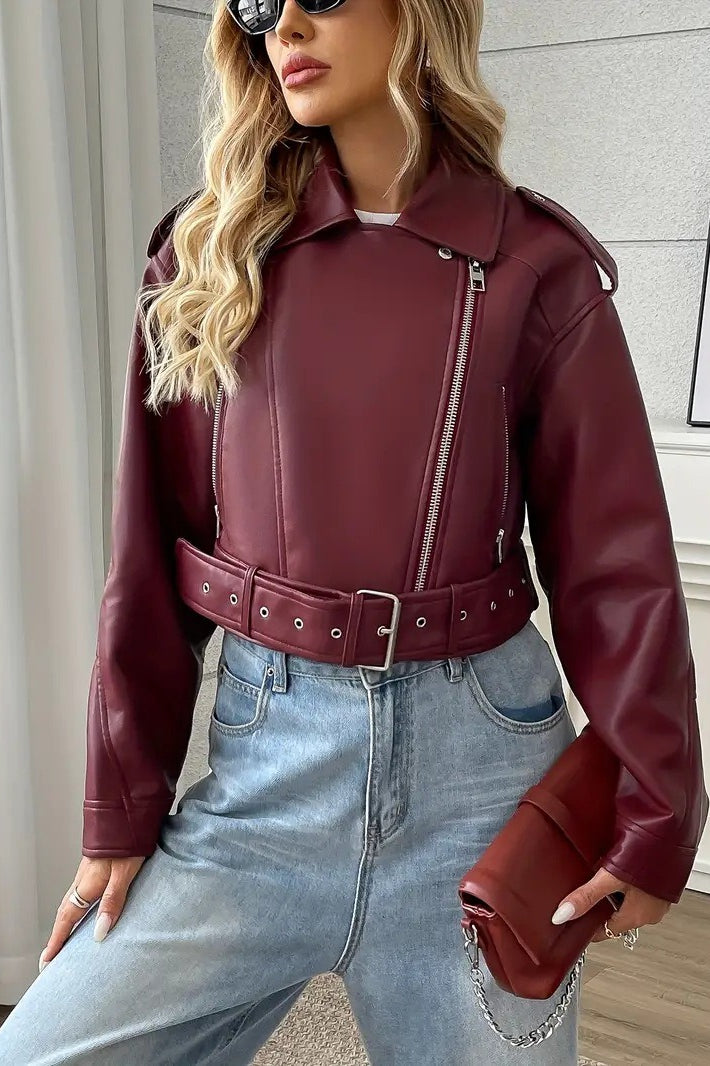 Drune | Kürz Lederjacke