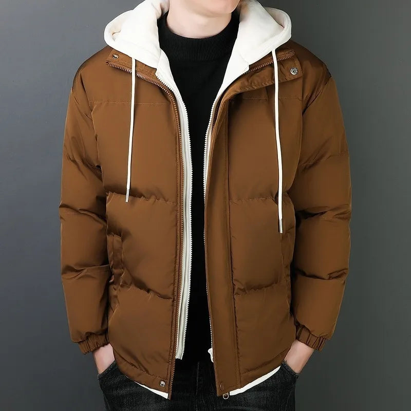 Drune | Herrenjacke aus schwerem Baumwollstoff mit winddichter Kapuze