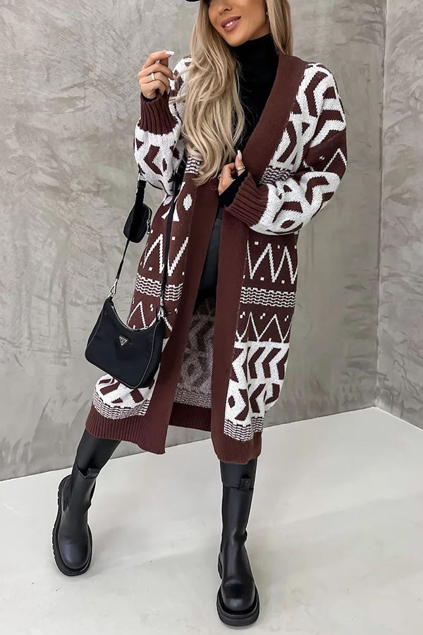 Drune | True Warmth Midi Strick Strickpullover