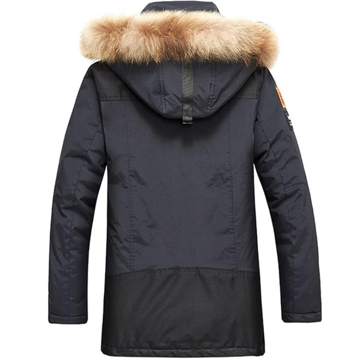 Drune | Parka Herren mit Pelzukragen