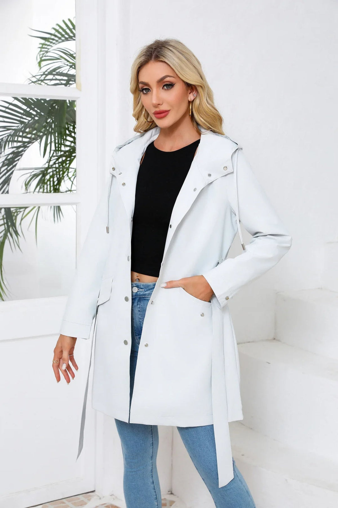 Drune | Kapuzenjacke für Frauen mit Warmer Fütterung