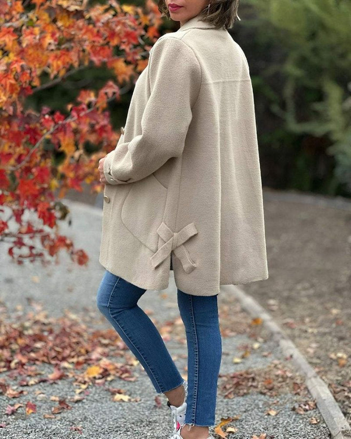Drune | Schickes Seitenschleifen Freizeitoberteil Jacke