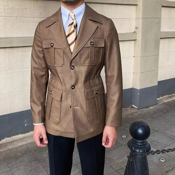 Drune | Wintermantel mit Schneiderkragen, Haute Couture