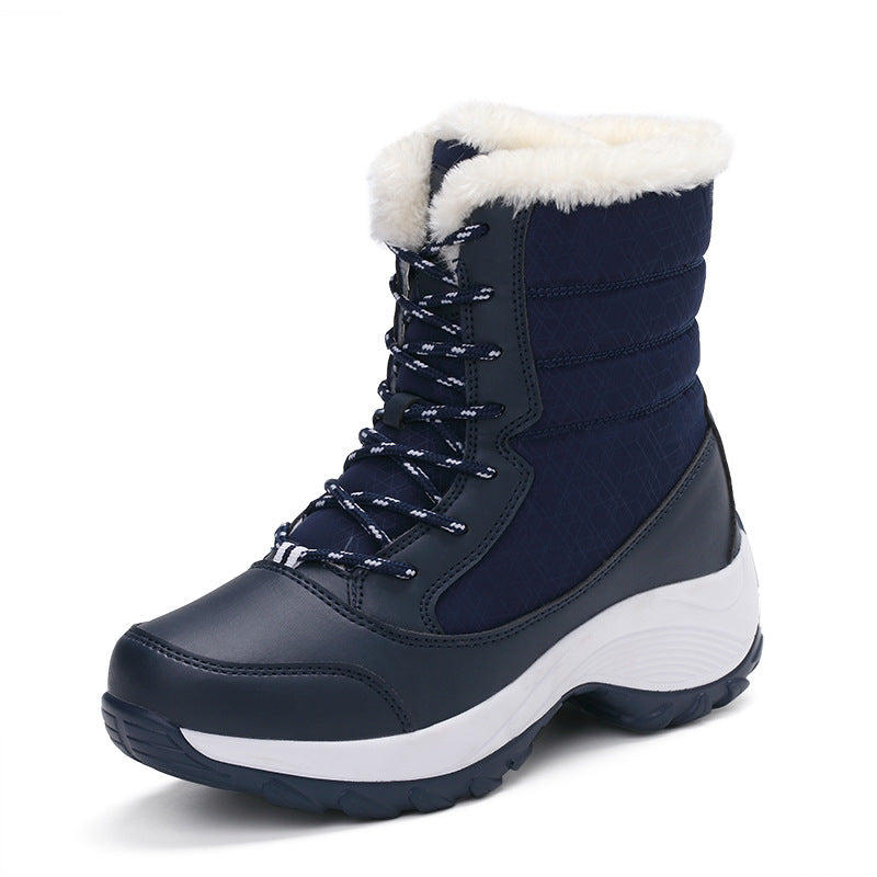Drune | wasserdichte Winterstiefel mit Plüschfutter, Schnürverschluss und stabiler Sohle