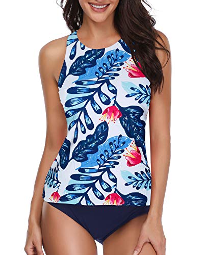 Drune | Hochgeschlossenes Halter Scoop Back Tankini Mit Shorts