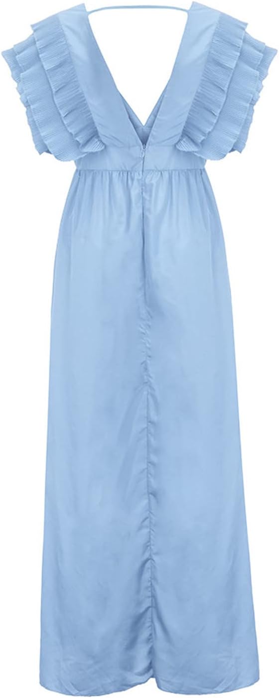 Drune - Elegantes Kleid mit gerafften Ärmeln