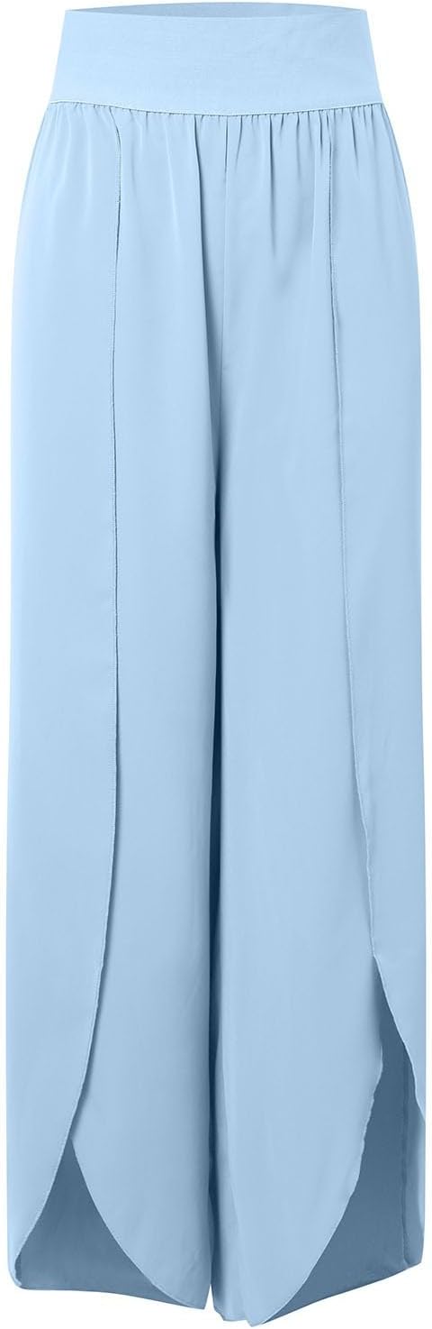 Damen luftige Culotte mit Seitenschlitzen Drune
