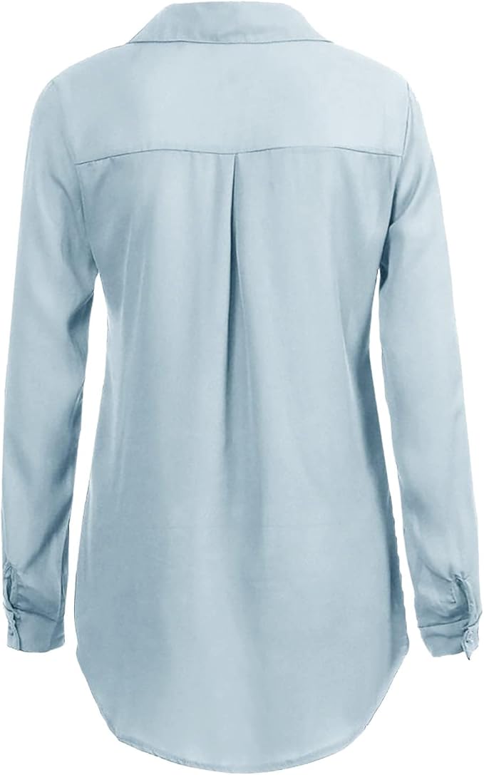 Drune - Elegante Chiffonbluse für Frauen