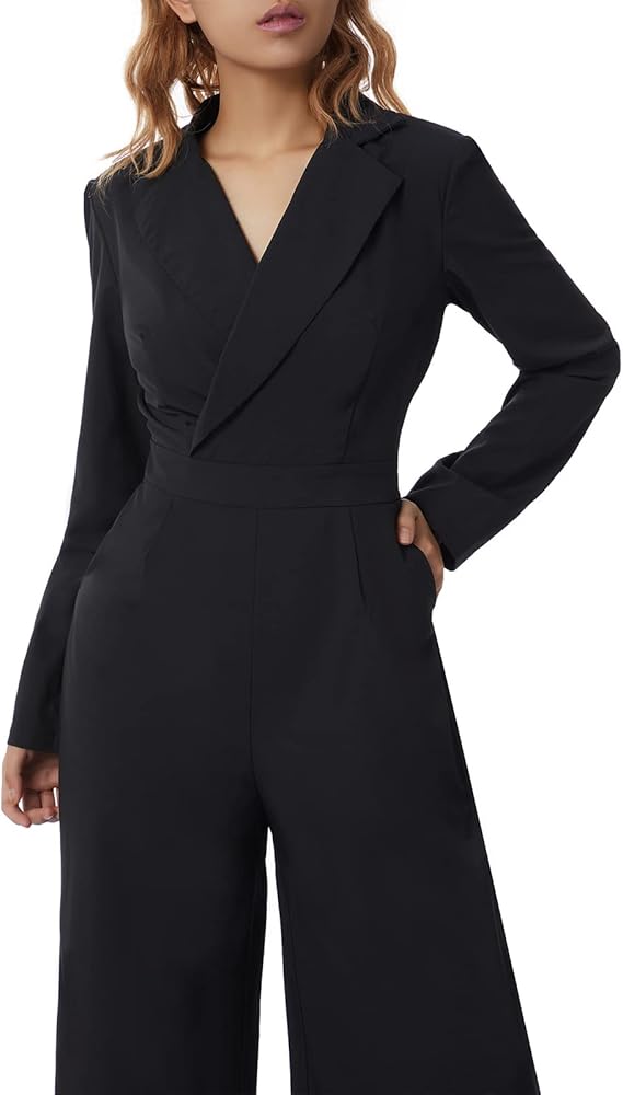 Drune Langärmeliger Jumpsuit mit schmaler Passform für Frauen