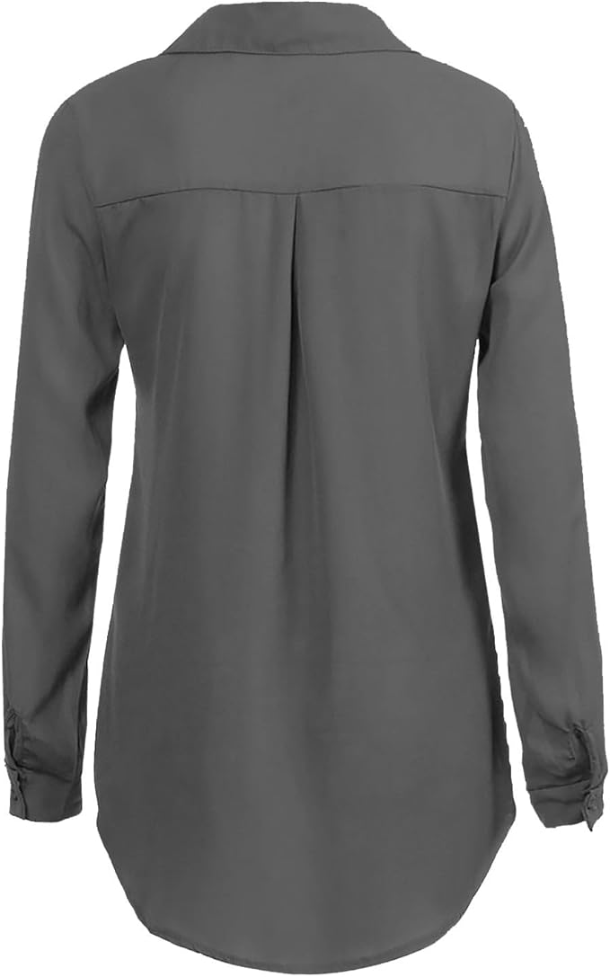 Drune - Elegante Chiffonbluse für Frauen