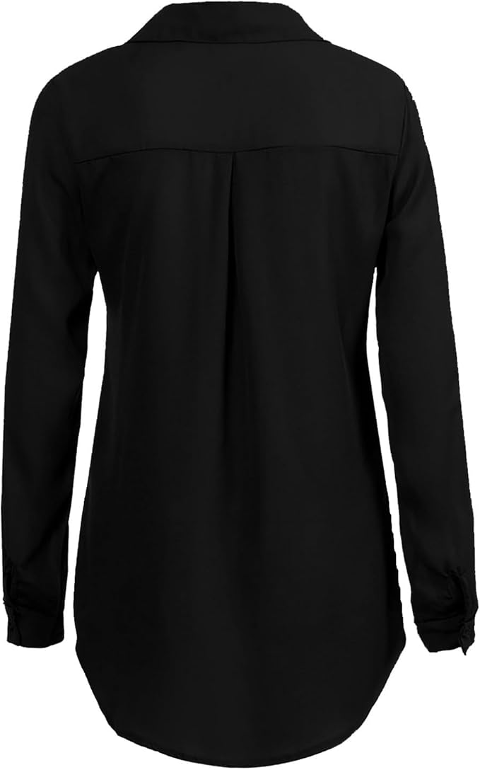 Drune - Elegante Chiffonbluse für Frauen