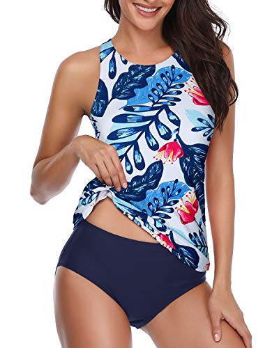 Drune | Hochgeschlossenes Halter Scoop Back Tankini Mit Shorts