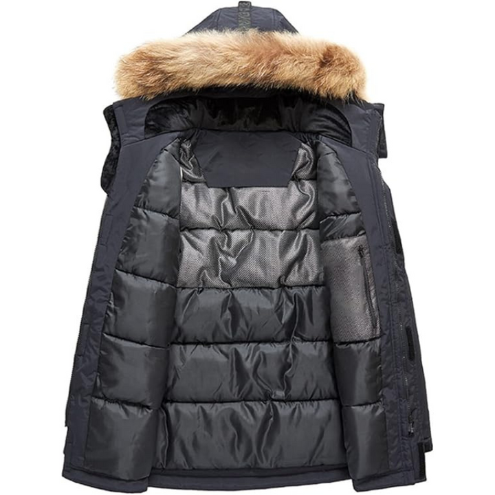Drune | Parka Herren mit Pelzukragen