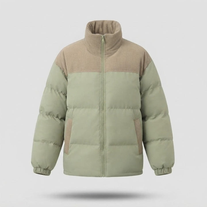 Damen Modische Daunenjacke mit hohem Kragen Drune