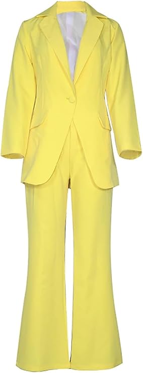 Drune Damenanzug – Stilvoller Zweiteiler mit Blazer & langer Hose, Eleganter Hosenanzug für Business, Abend & Events