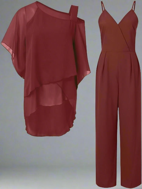 Drune | Luxus-Chiffon-Set für elegante Abende