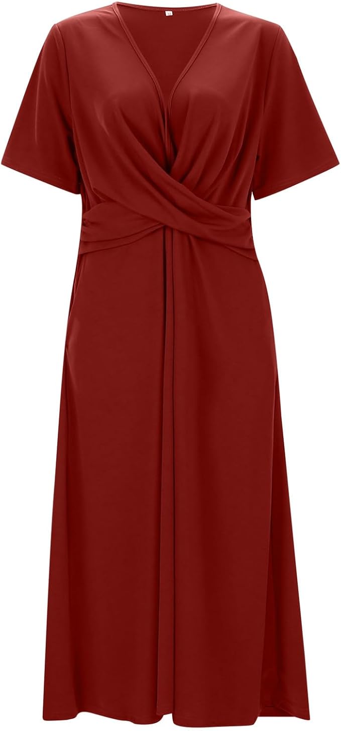 Drune | Crossover Midikleid für Damen