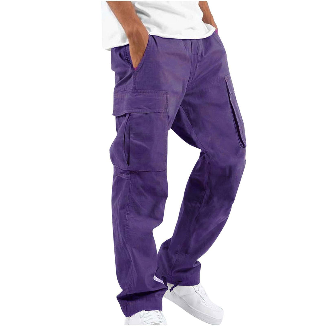 Drune | Bequeme Herren Arbeitsbekleidungs Hose Mit Verstellbarem Bund Und Vielen Taschen
