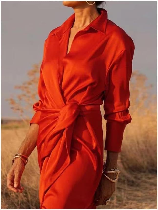 Drune | Lefèvre Modisches Seidenkleid