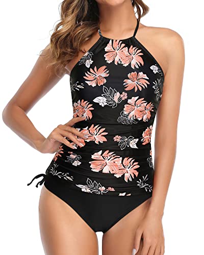 Drune | Halter Tankini Zweiteilige Badeanzüge Mit Rücklosem Tankini Und Shorts
