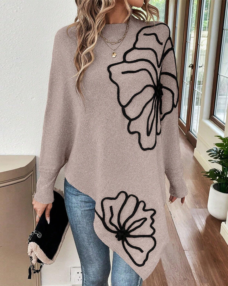 Drune | Weites Sweatshirt mit Fledermausärmeln
