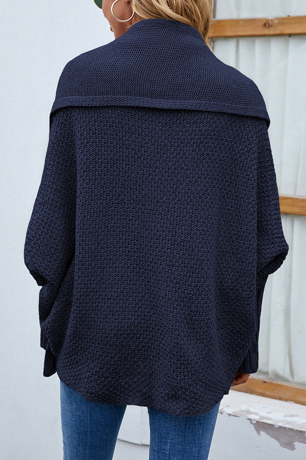 Drune | Eleganter Herbst Strickcardigan mit Dolmanärmeln für Frauen