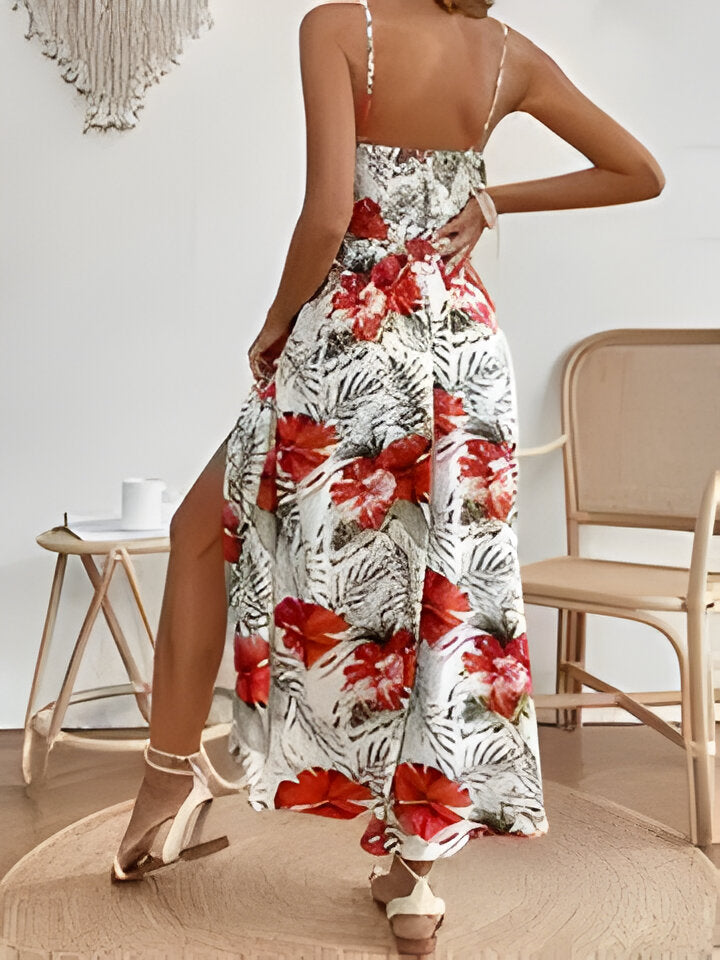 Drune | Elegantes Ärmelloses Geteiltes Kleid Für Frauen