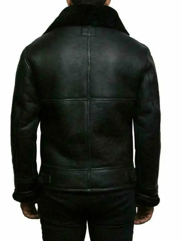 Drune | Stylische Lammfell-Fliegerjacke