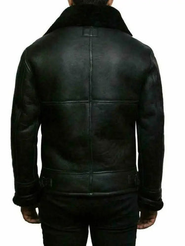 Drune | Stylische Lammfell-Fliegerjacke