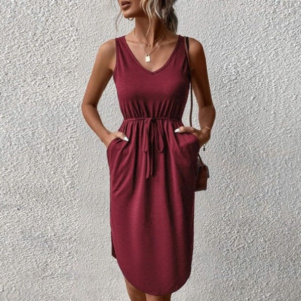 Drune - Stilvolles Knopfleistenkleid