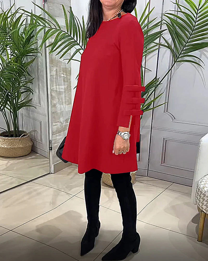 Drune | Elegantes Langarmkleid