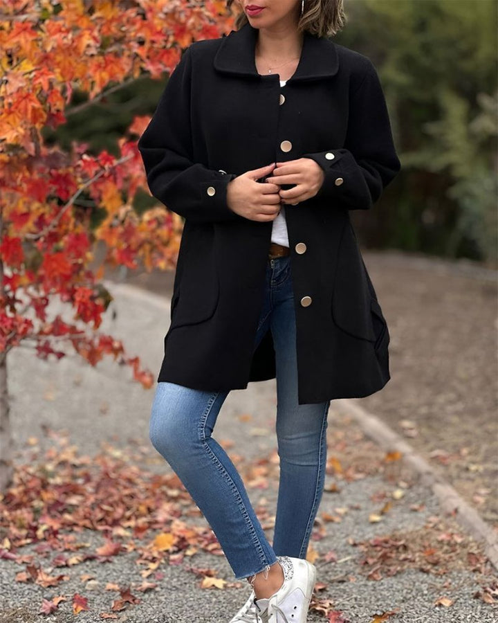 Drune | Schickes Seitenschleifen Freizeitoberteil Jacke