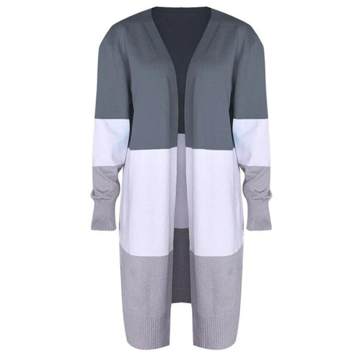 Drune | Strickjacke mit Farbblock und offener Front