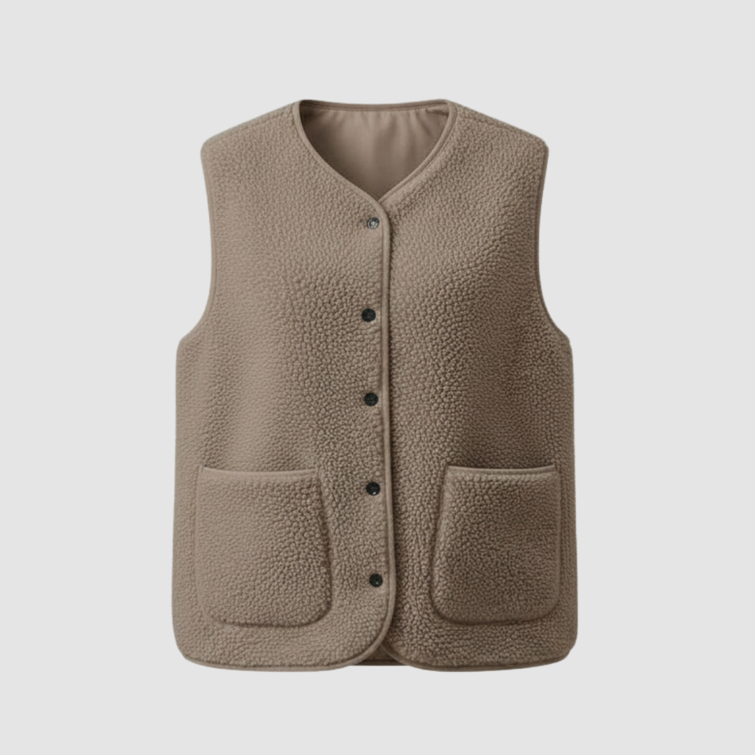 Winter Warme Elegante Fleece Weste Damen | Drune