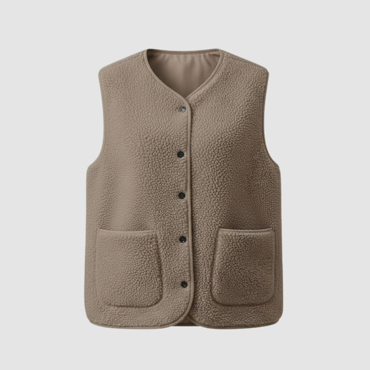 Winter Warme Elegante Fleece Weste Damen | Drune