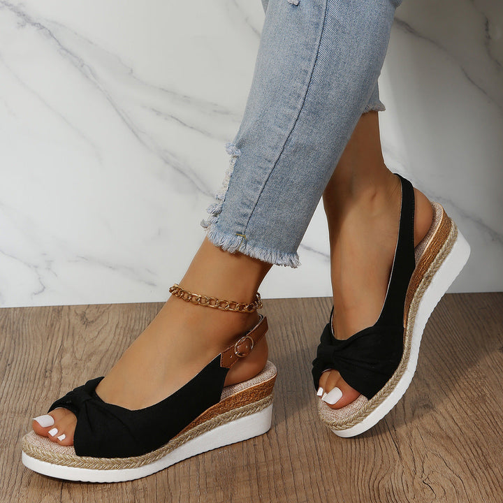 Drune | Damen Keilsandalen
