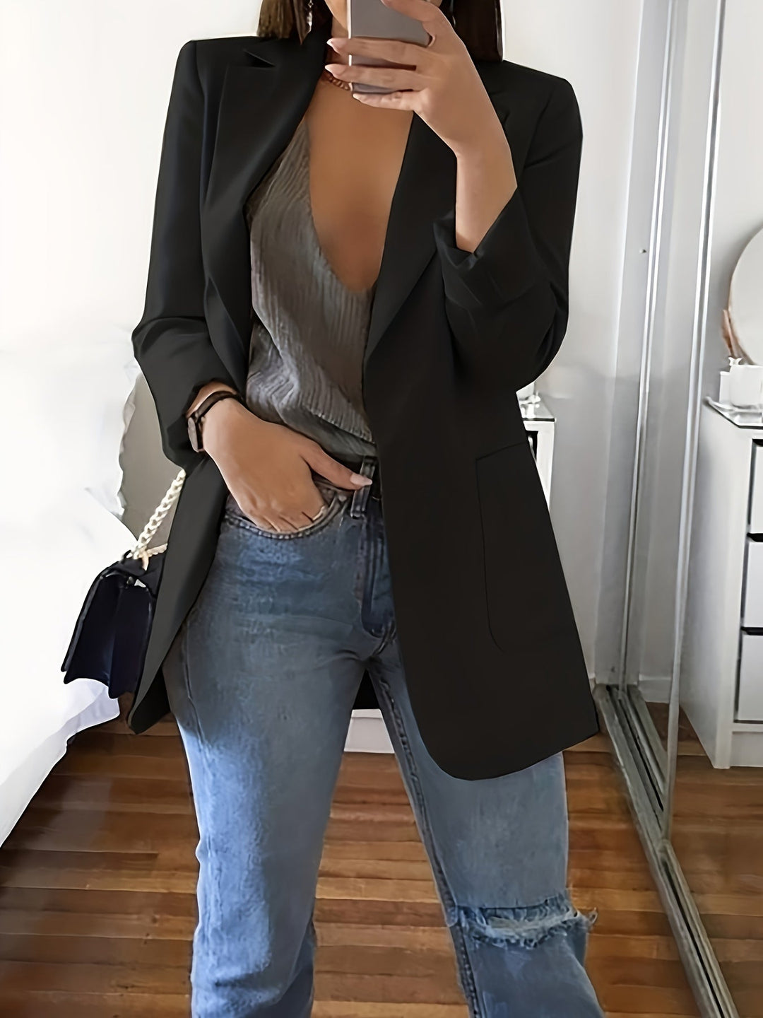 Drune | Lässiger Blazer In Übergröße