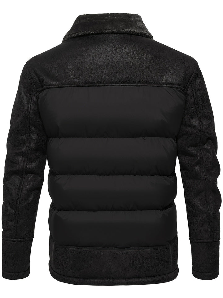 Drune | 2-in-1 Dicke Kapuzen Thermo Winter Jacke Für Herren - Perfekt für Outdoor-Aktivitäten