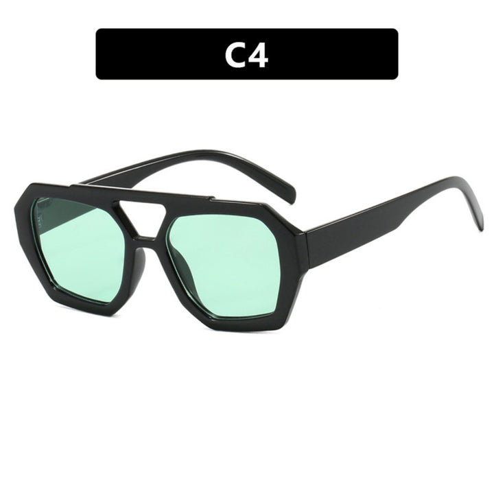 Drune | Unregelmäßige Doppelstrahl-Sonnenbrille