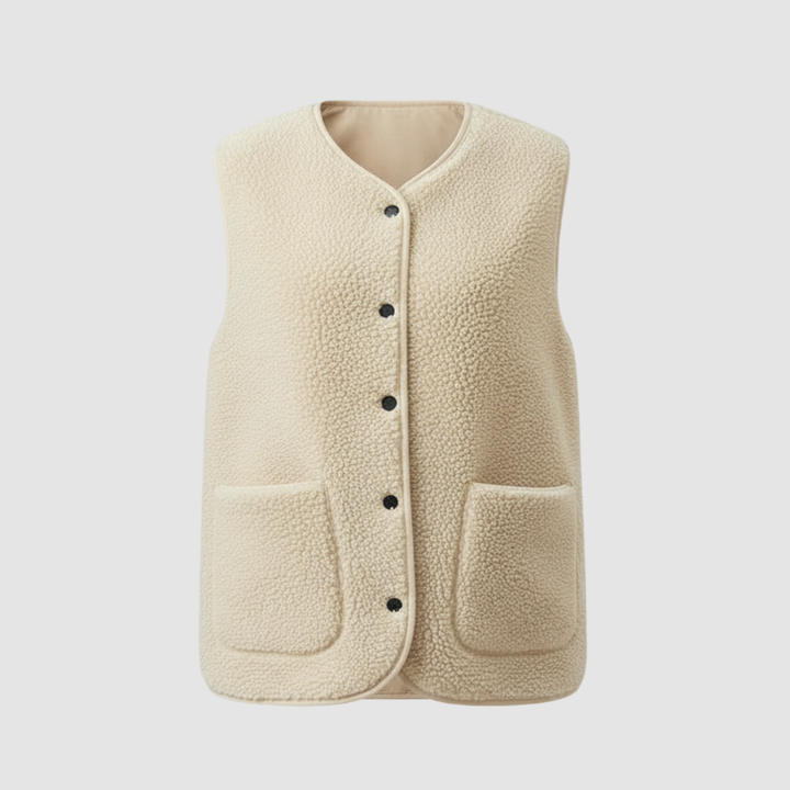 Winter Warme Elegante Fleece Weste Damen | Drune